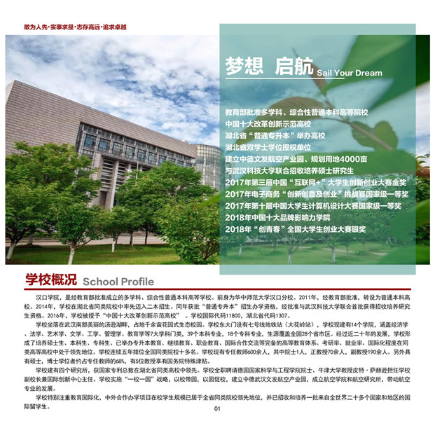 2019年汉口学院艺术类（校考）报考指南