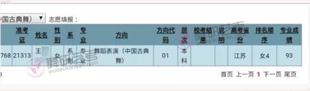 舞研优秀学员：王同学，成功上榜北舞、中戏、北师等舞蹈院校！