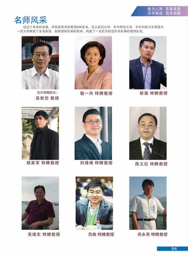 2019年汉口学院报考指南