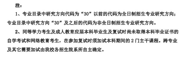 2020年山西大学硕士研究生招生目录