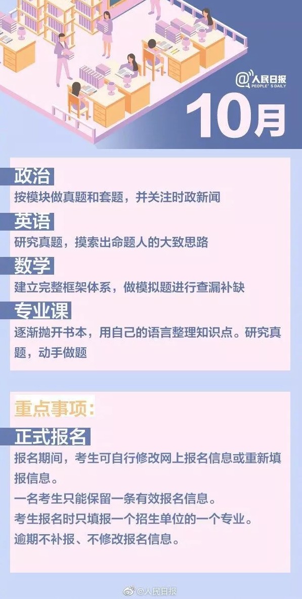 2020年考研今起預(yù)報名，這些信息考生要注意（9月24日開始為期4天的預(yù)報名階段）
