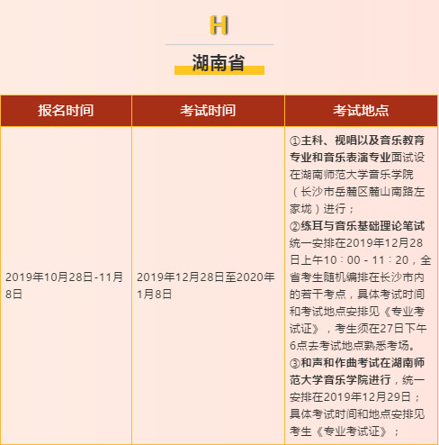 【艺美音乐独家】2020年应届音乐艺考生省考时间、地点、内容最全汇总更新！