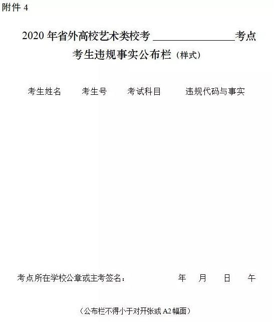 2020年湖南省外高校来湘组织艺术类专业校考规定出台
