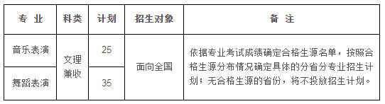 2020年重庆大学音乐表演、舞蹈表演专业招生简章