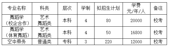 2020年濰坊理工學(xué)院藝術(shù)類?？紝I(yè)招生簡章