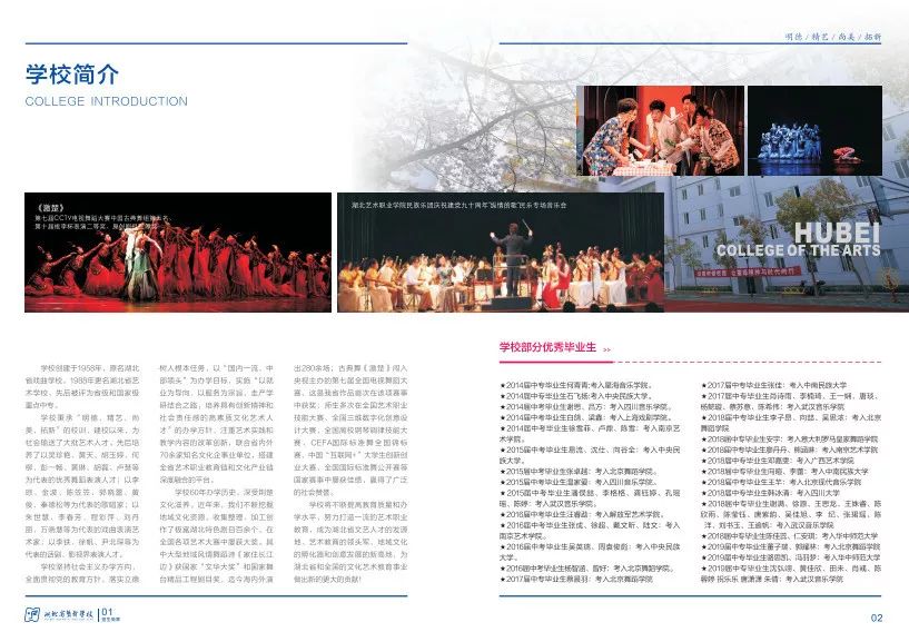湖北省藝術學校2020年招生簡章