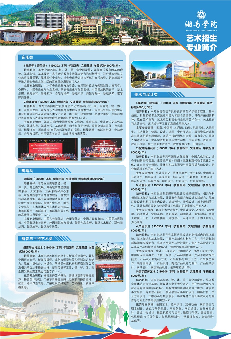2020年湘南學院藝術(shù)類專業(yè)招生簡章