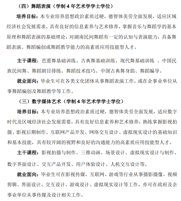 2020年湖南信息学院艺术类本科专业招生简章（山东省、吉林省、广东省、江西省）