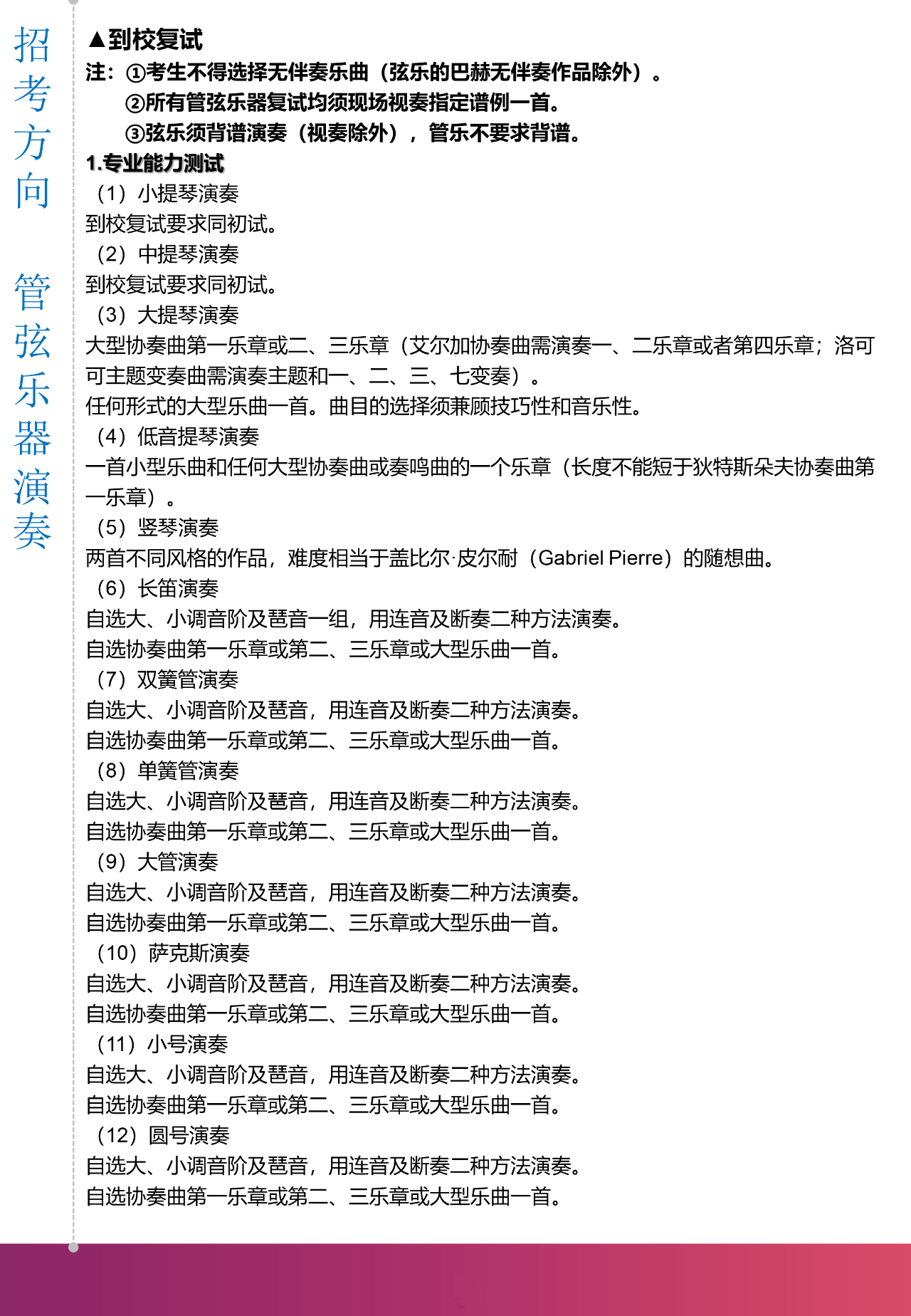 2020上海音乐学院本科艺术类专业招生简章调整版