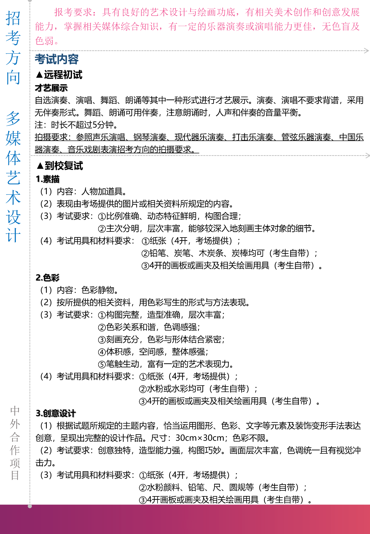 2020上海音乐学院本科艺术类专业招生简章调整版