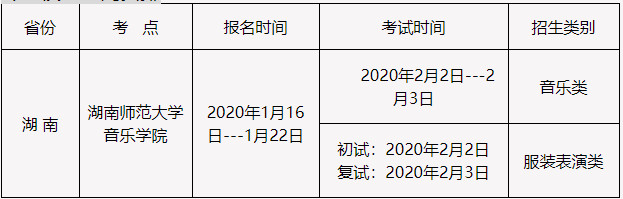 2020年闽江学院艺术类专业校考招生简章