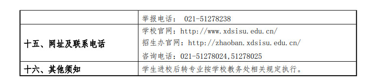 2020年上海外国语大学贤达经济人文学院秋季招生章程