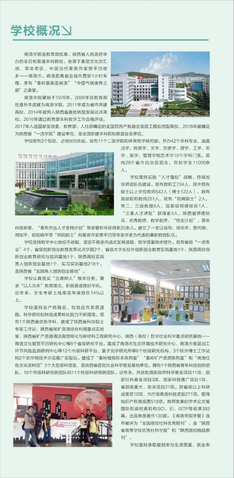 2020年商洛學院招生簡章
