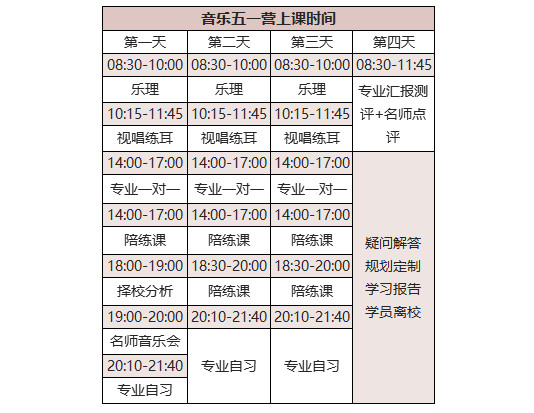 藝美音樂端午集訓營丨北京校區(qū)報到須知