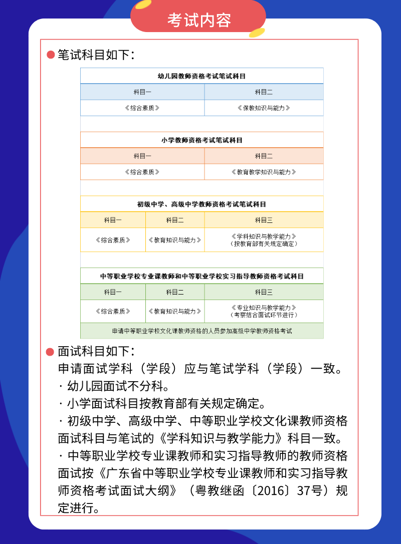 11月1日起实施！广东省中小学教师资格考试试点实施办法来了
