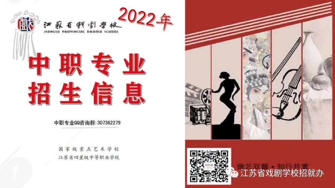 2022年江苏省戏剧学校招生信息