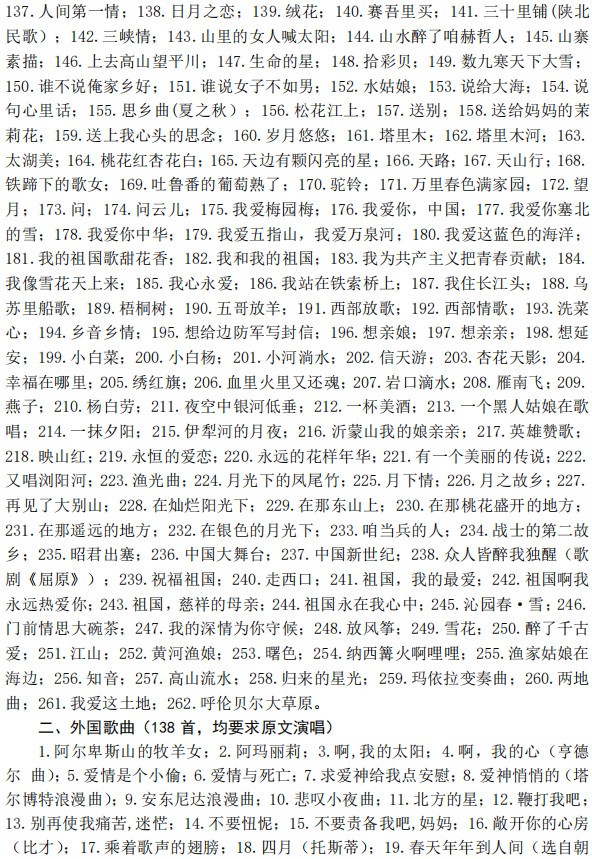 关于印发《2023年甘肃省普通高校招生艺术类专业统一考试大纲》的通知（音乐、舞蹈类）