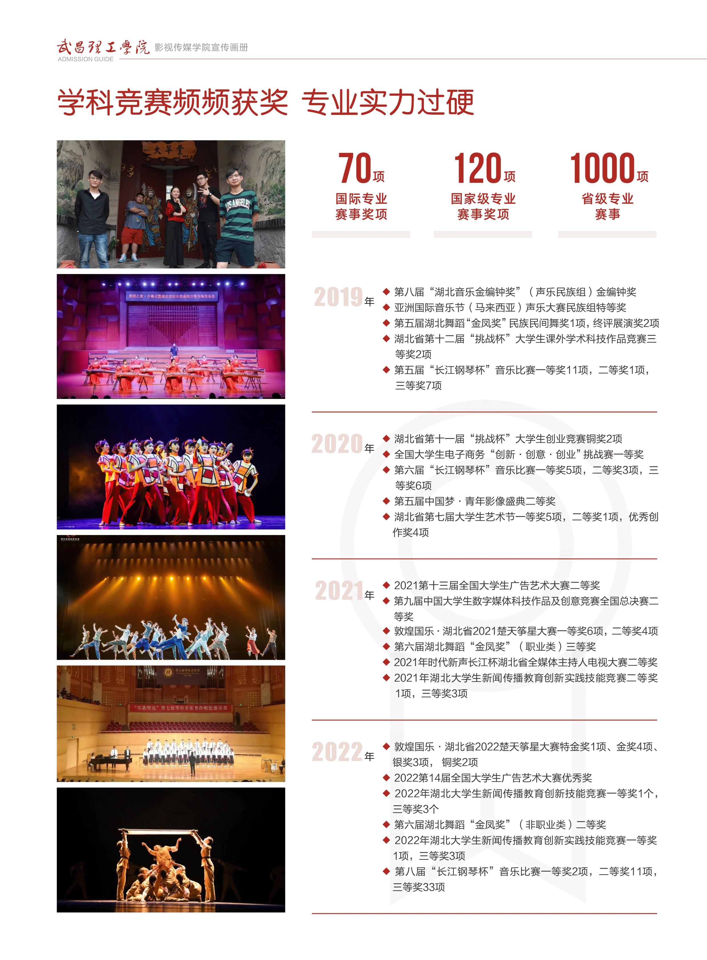 2023年武昌理工學院影視傳媒學院音樂舞蹈類專業招生簡章（附音樂學、舞蹈學專業招生范圍）