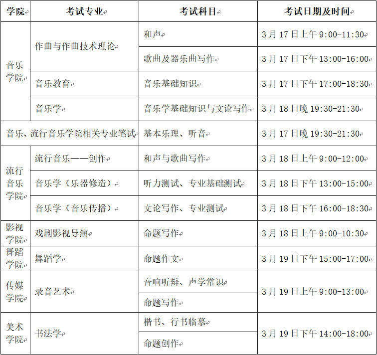 关于2023年南京艺术学院本科招生音乐、舞蹈专业校考现场考试工作安排的公告
