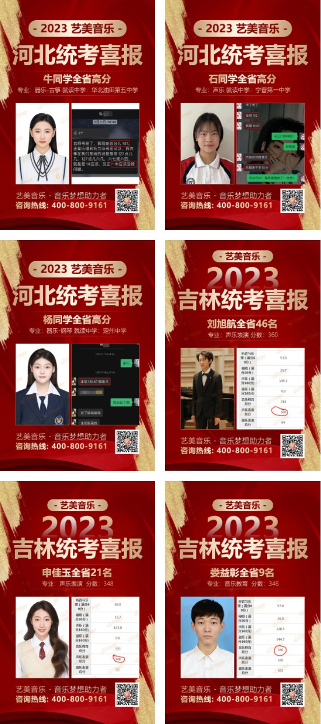 輝煌佳績！藝美2023屆成績再創(chuàng)輝煌！來藝美，一定上知名院校！