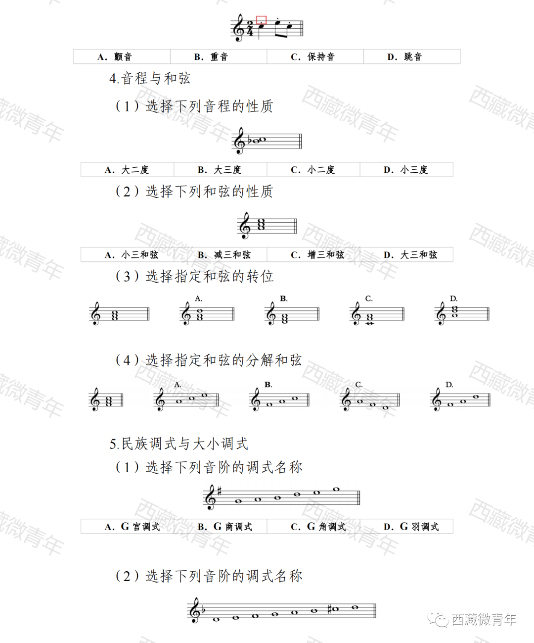 2024年西藏自治区普通高等学校招生艺术类 (音乐类)专业报考简介