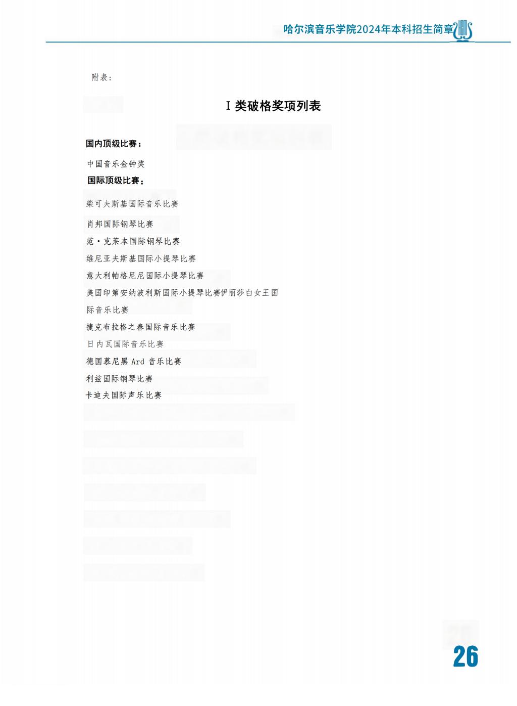 2024年哈尔滨音乐学院音乐舞蹈类本科招生简章（含招生计划、报名时间、考试内容及录取原则）
