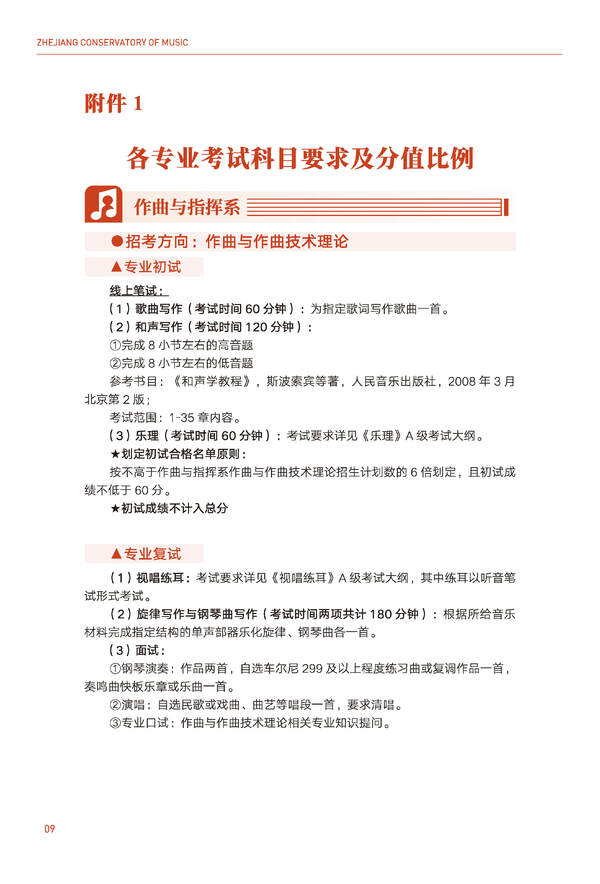 2024年浙江音乐学院音乐舞蹈类全日制本科招生简章（含招生计划、报考时间、考试科目要求及录取原则）