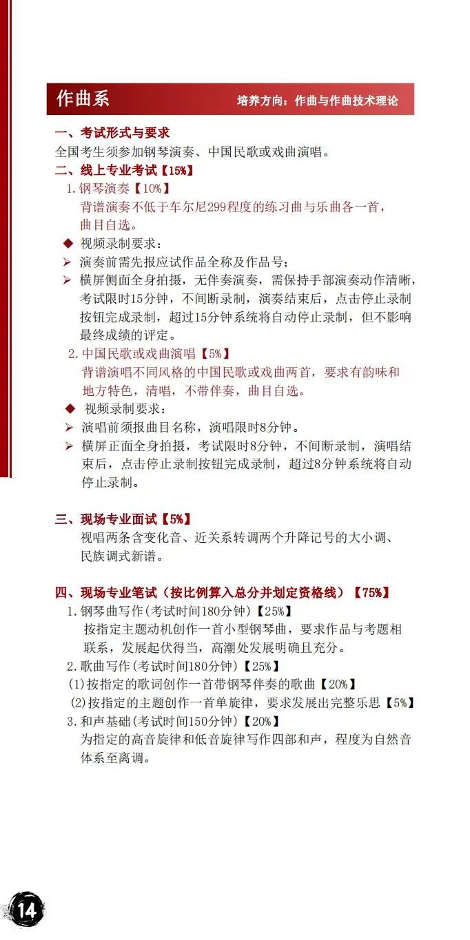 2024年星海音乐学院音乐舞蹈类本科招生简章（含招生计划、报考时间、考试大纲及录取原则）