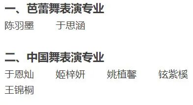 2024年广州市艺术学校（广州大学附属艺术学校）招生舞蹈表演专业第一批复试名单