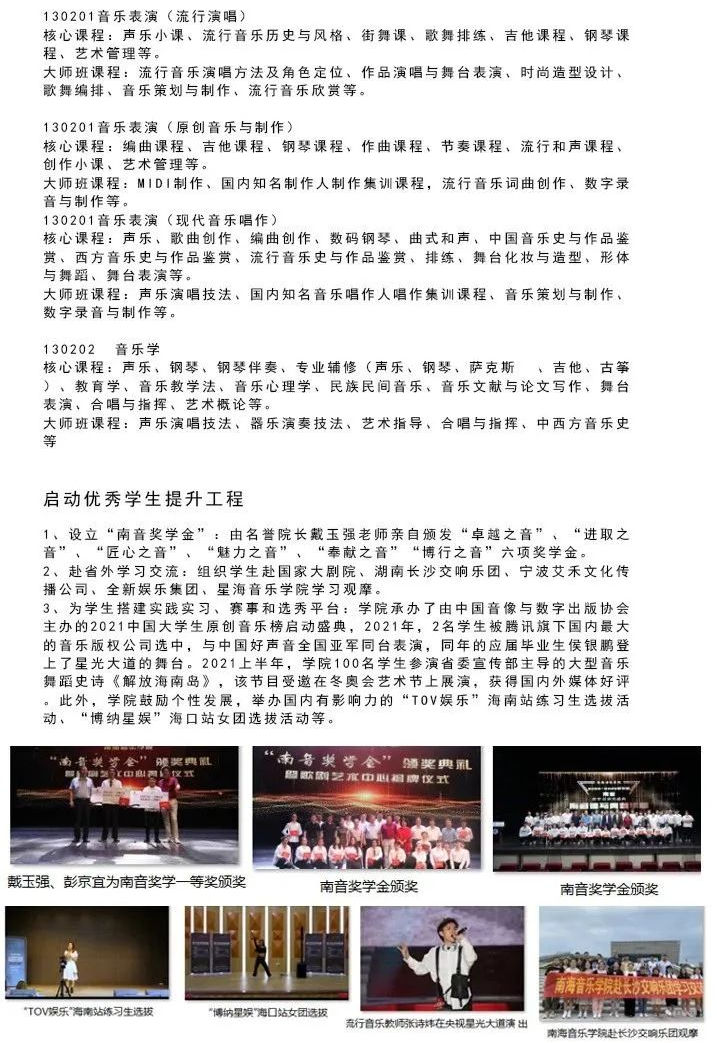 2024年海口经济学院音乐舞蹈类招生简章（含招生专业目录及专业介绍）