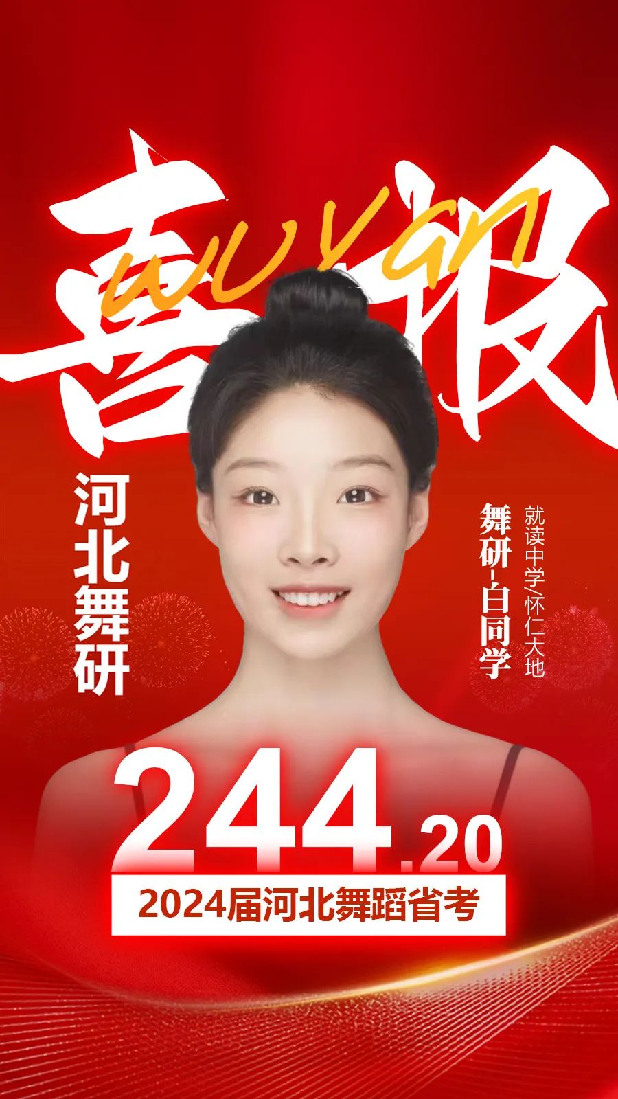 燃炸！2024屆河北舞蹈省考，舞研成績(jī)稱(chēng)霸河北！全員超高分過(guò)線，遙遙領(lǐng)先！