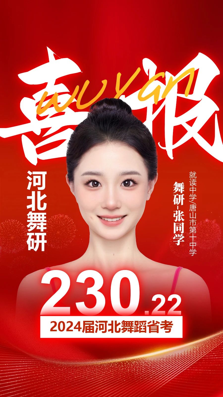 燃炸！2024屆河北舞蹈省考，舞研成績(jī)稱(chēng)霸河北！全員超高分過(guò)線，遙遙領(lǐng)先！