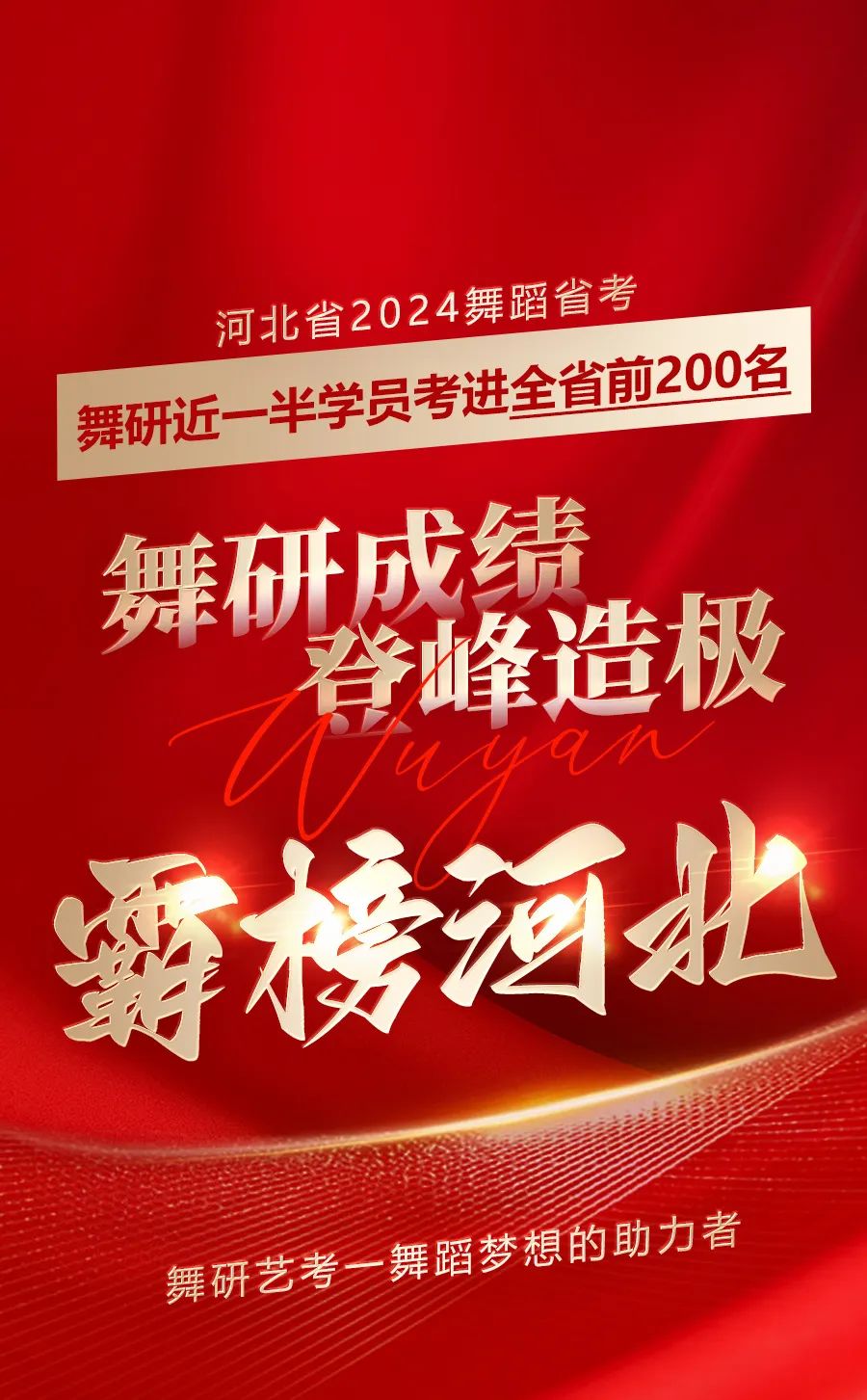 2024河北舞蹈省考，舞研燃炸全場(chǎng)！88.1%以上學(xué)員斬獲230+超高分，稱霸河北省考舞壇，無人能敵！