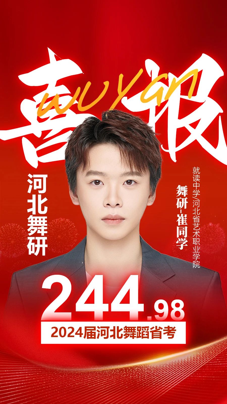 2024河北舞蹈省考，舞研燃炸全場(chǎng)！88.1%以上學(xué)員斬獲230+超高分，稱霸河北省考舞壇，無人能敵！