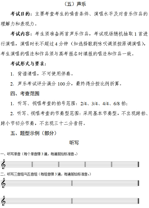 2025年湖南省藝術(shù)類統(tǒng)考音樂專業(yè)考試內(nèi)容和要求發(fā)布