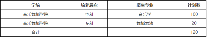 2024年郑州工程技术学院音乐舞蹈类招生计划