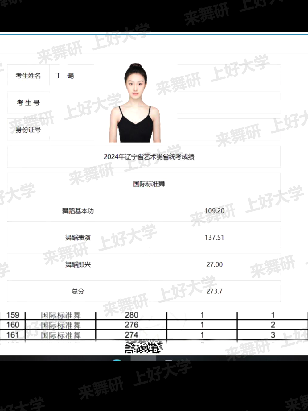 上岸上海体育大学，她以勤学苦练，书写人生辉煌的篇章丨舞研国标24届艺考故事