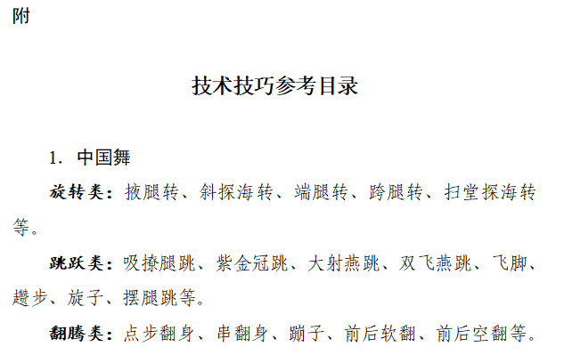 2025年舞蹈省统考考试内容&要求汇总