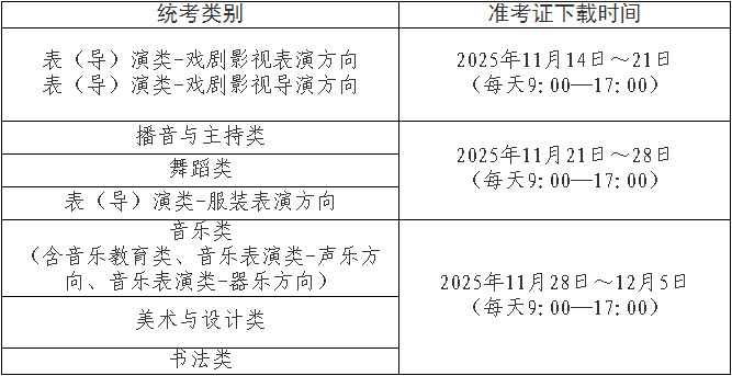 2026年上海市普通高校招生艺术类专业统考准考证网上下载即将开始 2026年上海市普通高校招生艺术类专业统考准考证网上下载即将开始