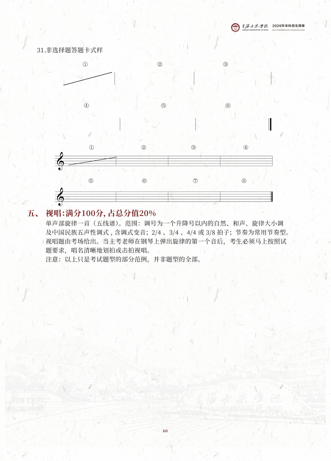2026年星海音乐学院舞蹈表演、舞蹈编导、舞蹈与音乐、舞蹈学本科招生考试大纲