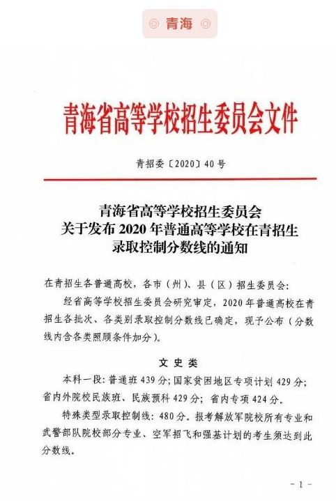 最全汇总！全国31省市2020年高考分数线全部公布！