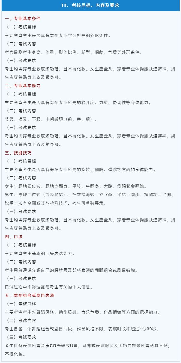 最新!这7省已公布2021年舞蹈类统考大纲 最新!这7省已公布2021年舞蹈类统考大纲