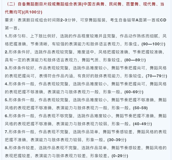 最新!这7省已公布2021年舞蹈类统考大纲 最新!这7省已公布2021年舞蹈类统考大纲