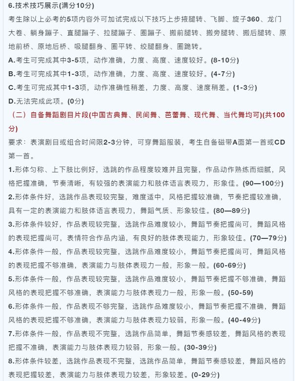 最新!这7省已公布2021年舞蹈类统考大纲 最新!这7省已公布2021年舞蹈类统考大纲