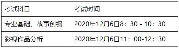 2021年广东省艺术类专业术科统一考试时间安排