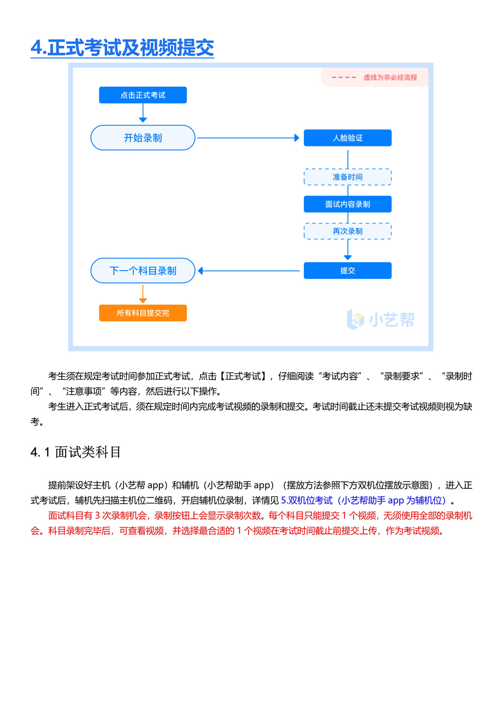 2021年天津音乐学院附中招生考试视频操作说明